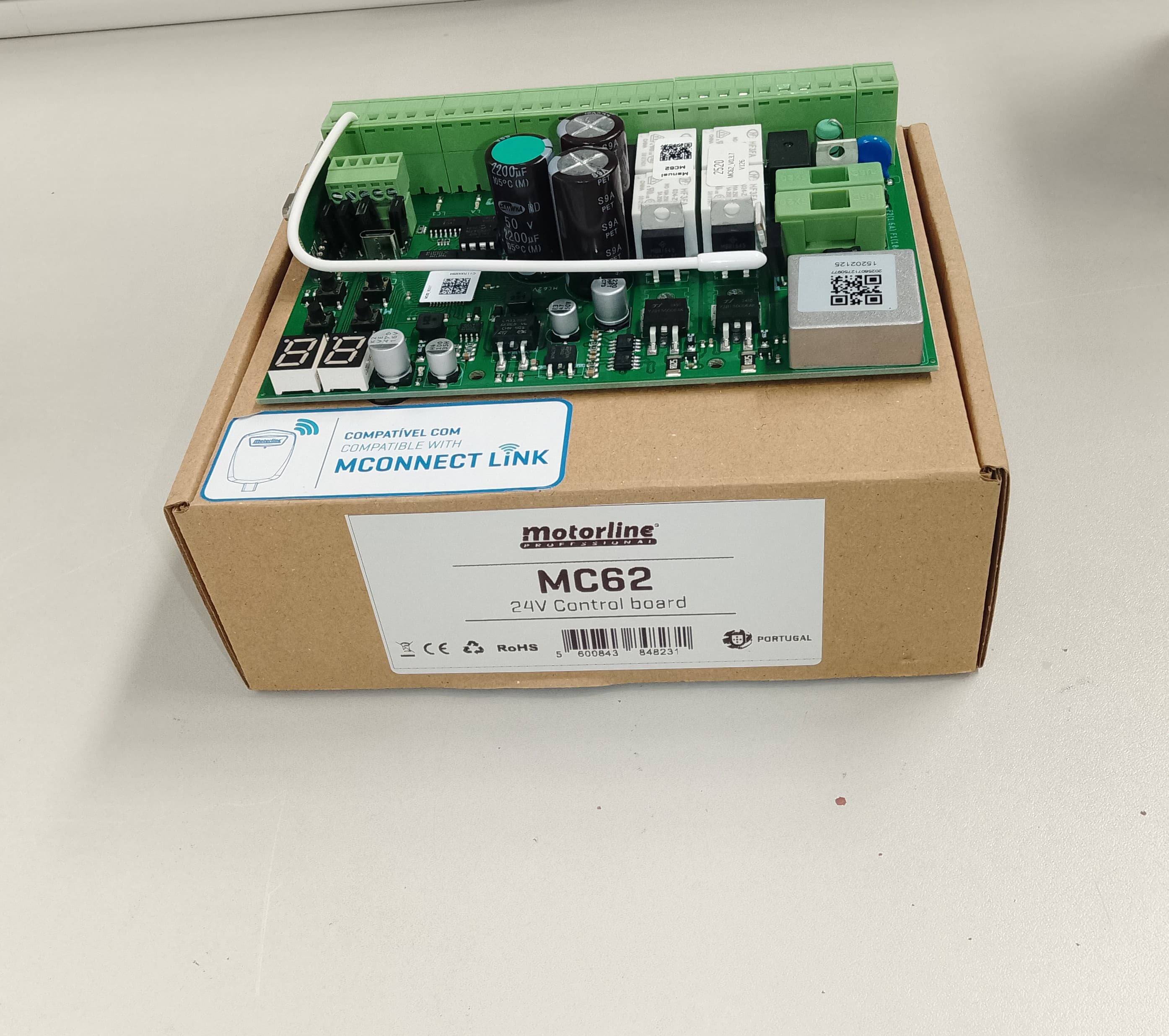 Central 62 Motor Batente 24v - MConnect Link